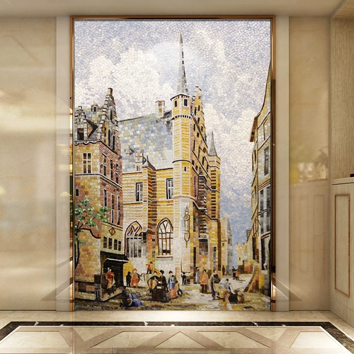 Стеклянный диван, мозаика на стену, делается под заказ