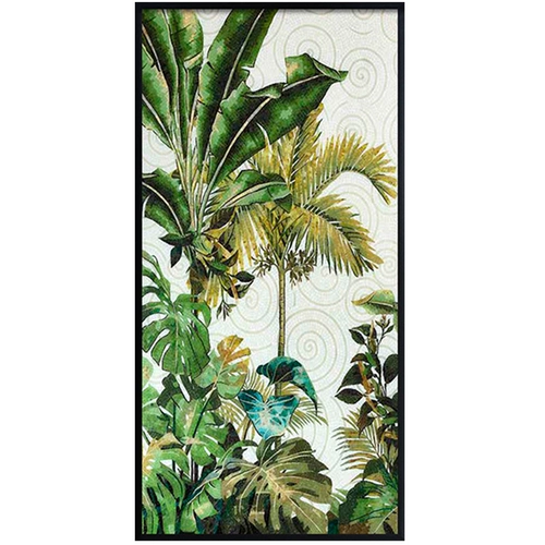 Индивидуальная мозаичная гостиная проходы Покрытие тонкая порезка живопись окраска окраска скандинавская орфографическая плитка фон стены