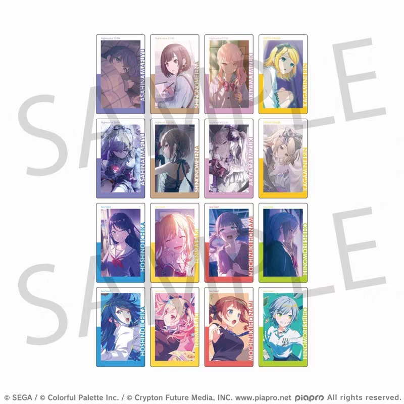 Official Nijiya Pjsk World Project 21/22 Ep 21A22A1 Official Merchandise Blind Box Ep Trading Card