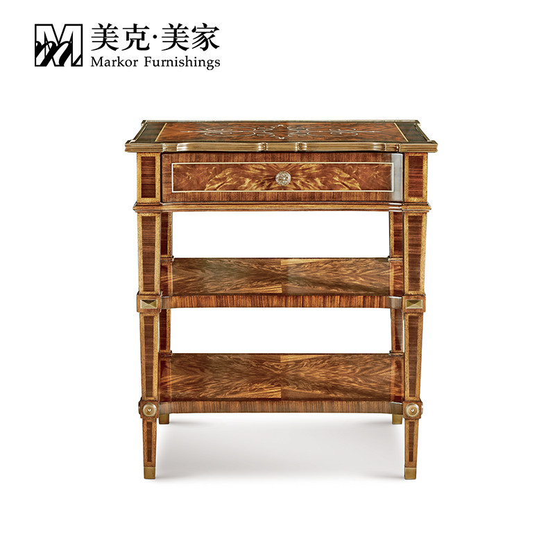 Meikemeijia revival image corner table American solid wood side table living room sofa side table 11B5501803300101