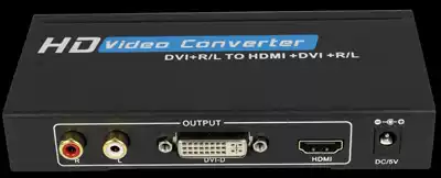 DVI with audio to HDMI converter HDMI loop DVI-D splitter One point two NS-109