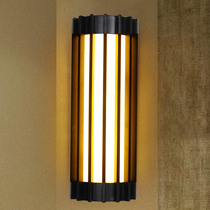 American outdoor wall lamp waterproof exterior wall outdoor gate villa imitation marble hotel site garden courtyard lamp