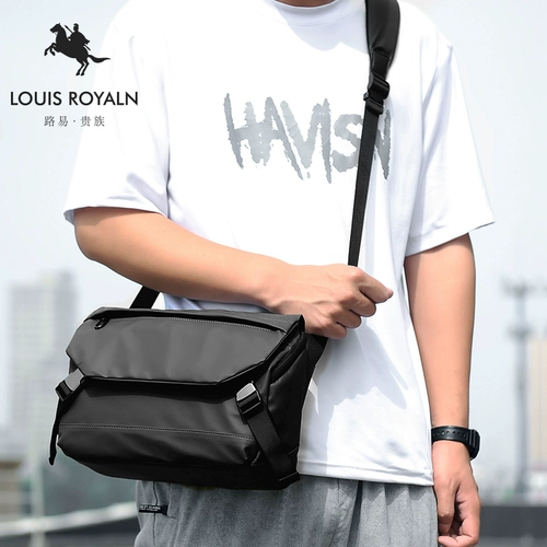 路易贵族 Сумка через плечо, водонепроницаемая сумка, сумка на одно плечо, рюкзак, в корейском стиле