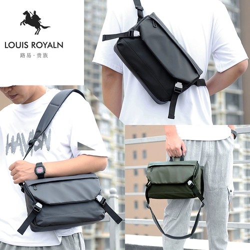 路易贵族 Сумка через плечо, водонепроницаемая сумка, сумка на одно плечо, рюкзак, в корейском стиле