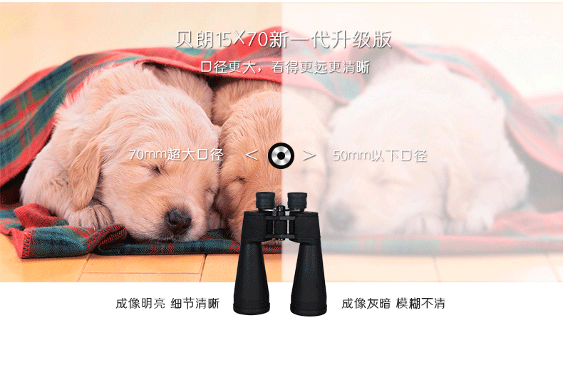Berenger Hunter 15x70 ống nhòm độ nét cao độ nét cao tầm nhìn ban đêm ngoài trời di động không gian sâu xem chuyên nghiệp - Kính viễn vọng / Kính / Kính ngoài trời kính thiên văn khúc xạ f70060