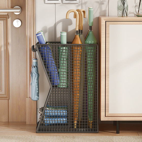 Umbrella Storage Rack for Home Entrance, Umbrella Holder with Drainage Rack, Entryway Storage Rack, Hotel Lobby Commercial Umbrella Organizer