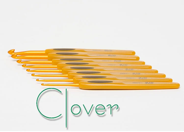 Nhật Bản công cụ nhập khẩu CLOVER Coke Coke crochet 42-606 vàng crochet một nhập khẩu móc đơn - Công cụ & vật liệu may DIY