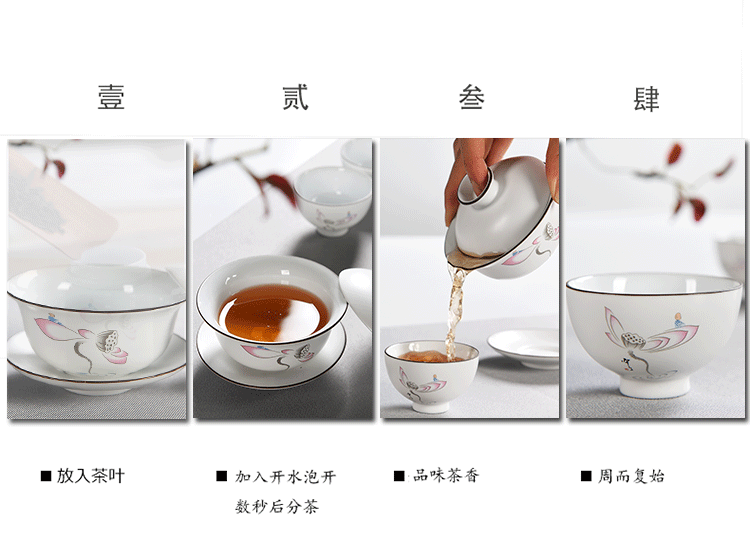 Bộ bát trà chén bát lớn Bộ bát đĩa lớn màu trắng Đức Bộ bộ đồ sứ màu xanh và trắng Bộ bát sứ bằng sứ trắng bộ tách trà đẹp