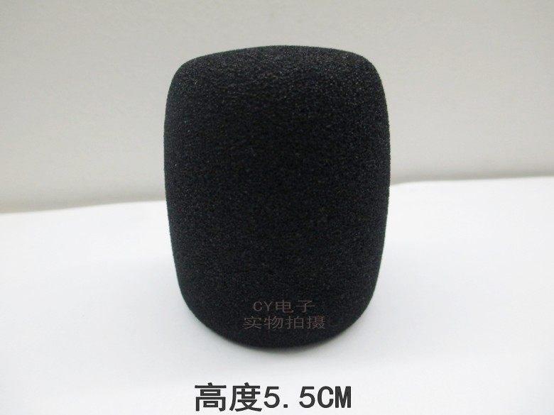 Wireless microphone microphone mesh cover sponge universal inner sponge high-density wheat cover sponge high 5 5