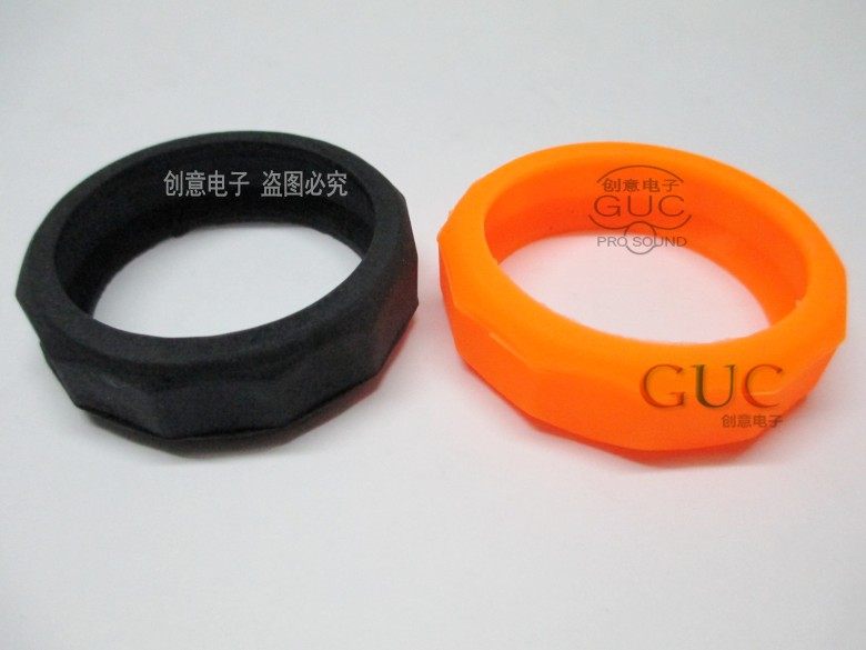 Wireless Microphone Mesh Hood Anti-Fall Ring Net Hair Ring Shockproof Ring Rubber Ring 12 Corner Leather Ring Thickened Rubber Ring