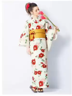 Grl女多花色全棉日本和服浴衣均码疵夏日祭浴衣单件衣服