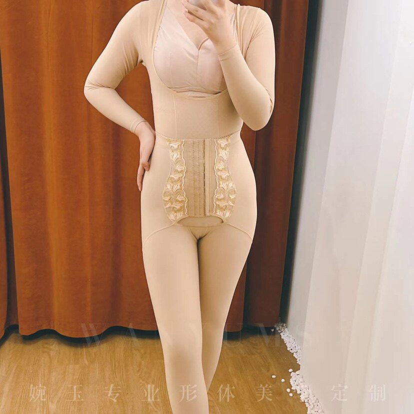 New hydrouric acid long sleeve pants shape coat warm shaped skin body carvings after hydrouric acid