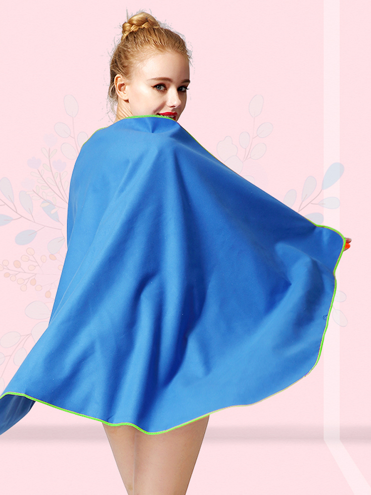 Adult absorbent quick-drying swimming bath towel Children's sports fitness travel Seaside beach hot spring convenient towel