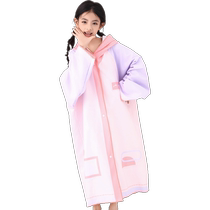 Guirenniao childrens swimming bath towel hooded hooded wearable water-absorbent quick-drying bathrobe beach boys and girls portable