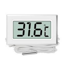 Fish tank thermometer high-precision digital display with probe electronic temperature sensor for breeding refrigerator water thermometer