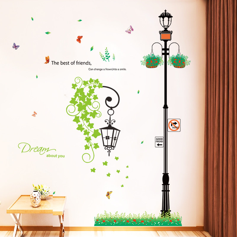Creative wall self-adhesive wall paper stickers living room room wall decoration background wall stickers bedroom warm wall stickers