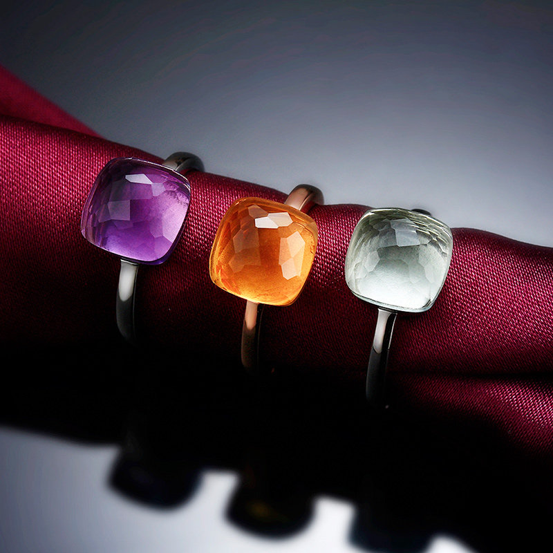 Bague Femme      en Cristal naturel pierre semi-precieuse - Ref 3086637 Image 5