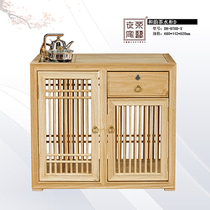 Tea art family Tea cabinet with door with drawer storage cabinet Simple tea table Bed and breakfast hotel tea cabinet