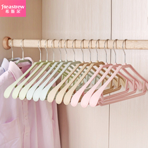 20 suit hangers thick seamless clothes clothes hanging plastic clothes support household adult suit drying drying rack