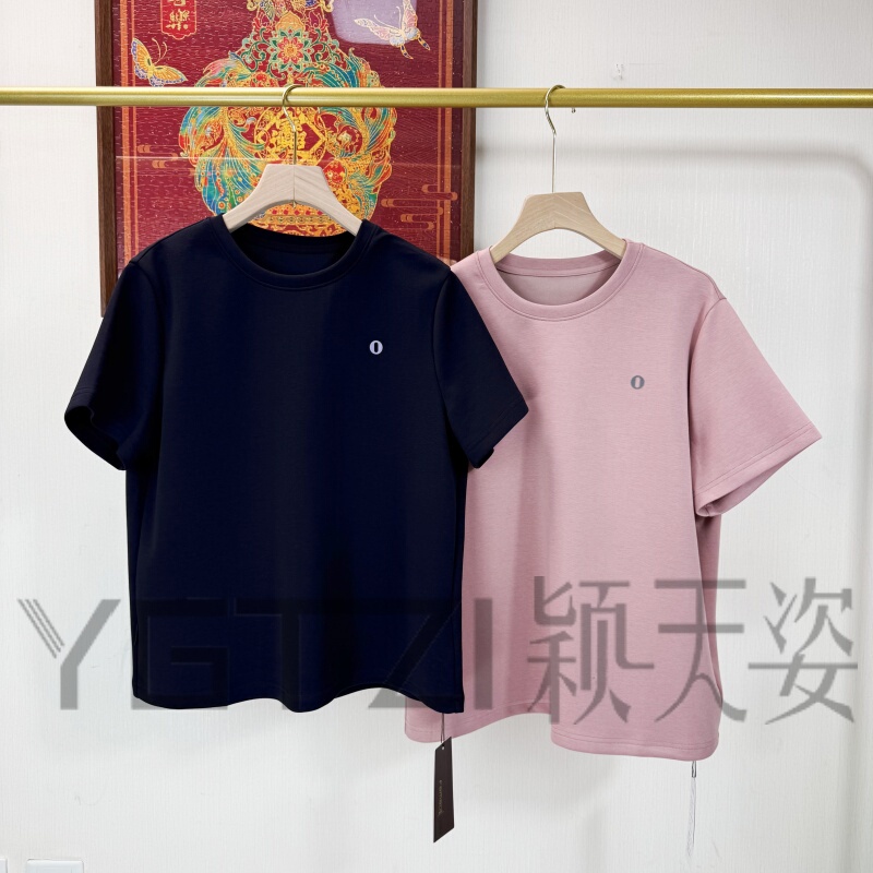 Fima 261099 Genuine 2026 Spring and Summer New Fashion Casual Slim Short-Sleeved Round Neck T-Shirt Women's Top