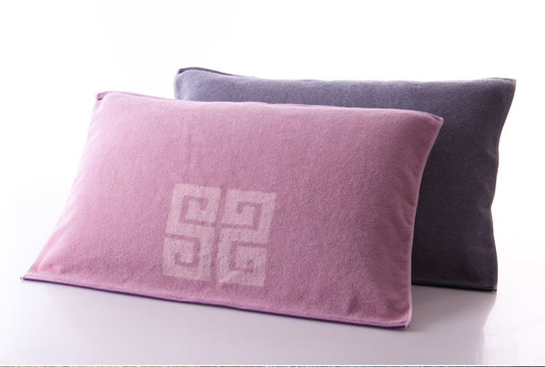 2 vé! Đầm cotton đôi gối vàng thật mềm và dày Khăn gối đơn S2206 áo gối