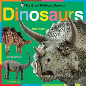 【预售】My Giant Fold-Out Book of Dinosaurs