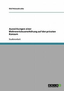 【预售】Auswirkungen Einer Mehrwertsteuererh Hung Auf Den