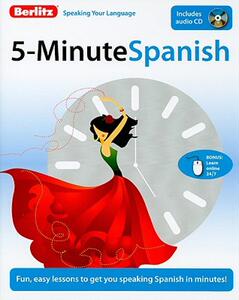 【预售】Berlitz 5-Minute Spanish [With CD (Audio)]