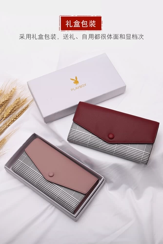 Playboy, бумажник, длинная кожаная модная сумка через плечо, сумка с петлей на руку, 2020 года