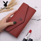 Playboy, бумажник, сумка через плечо, длинный кошелек, кожаный картхолдер, подарочная коробка, из натуральной кожи, 2020