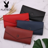Playboy, бумажник, сумка через плечо, длинный кошелек, кожаный картхолдер, подарочная коробка, из натуральной кожи, 2020