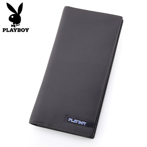 PLAYBOY/花花公子 Длинный кожаный бумажник, 2020, длина макси, из натуральной кожи, воловья кожа