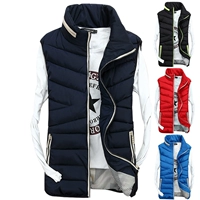 Mùa thu đông mới xuống áo khoác cotton cổ áo vest phiên bản Hàn Quốc nam nữ vest độn áo vest áo khoác thủy triều áo ba lỗ tanktop nam