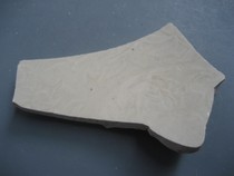 White glaze printed bowl sheet of Song Dingkiln