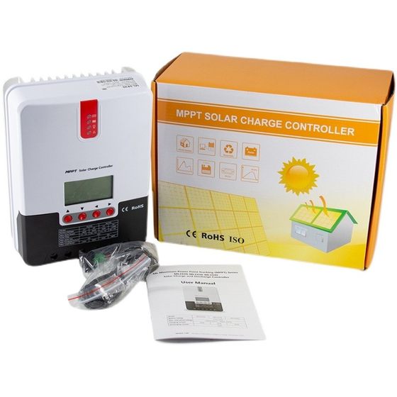 태양열 컨트롤러 mppt 완전 자동 범용 20A30A60A12v24v48V 리튬 배터리 컨트롤러