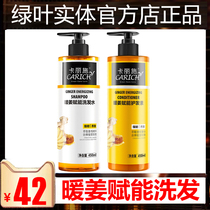Green Leaf Carrie Shi warm ginger energy shampoo 450ml strong repair hair quality soft control oil nourishment repair