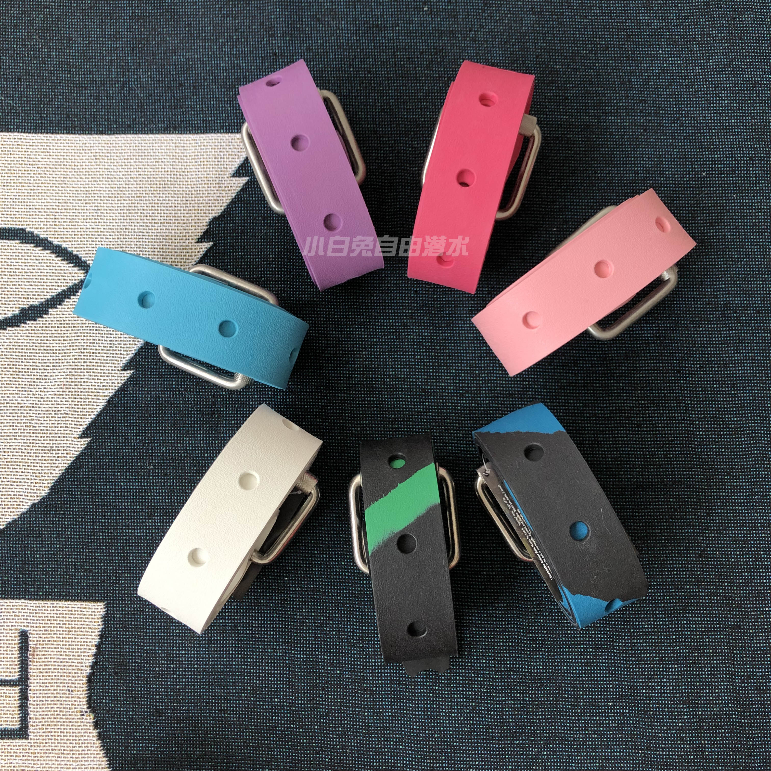 V DIVE Weidaifu free diving weight belt steel buckle rubber multi-color optional spot