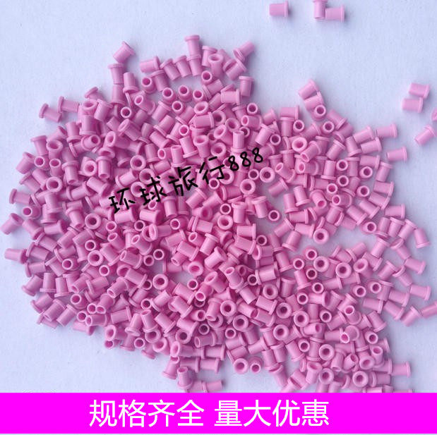 Alumina ceramic eye threading porcelain eye 4*8*2 outer diameter 4 length 9 holes 2 wear-resistant porcelain mouth porcelain beads