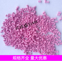 Aluminium oxide ceramic eye thread threading porcelain eye 4 * 8 * 2 outer diameter 4 length 9 holes 2 abrasion resistant porcelain mouth porcelain pearl