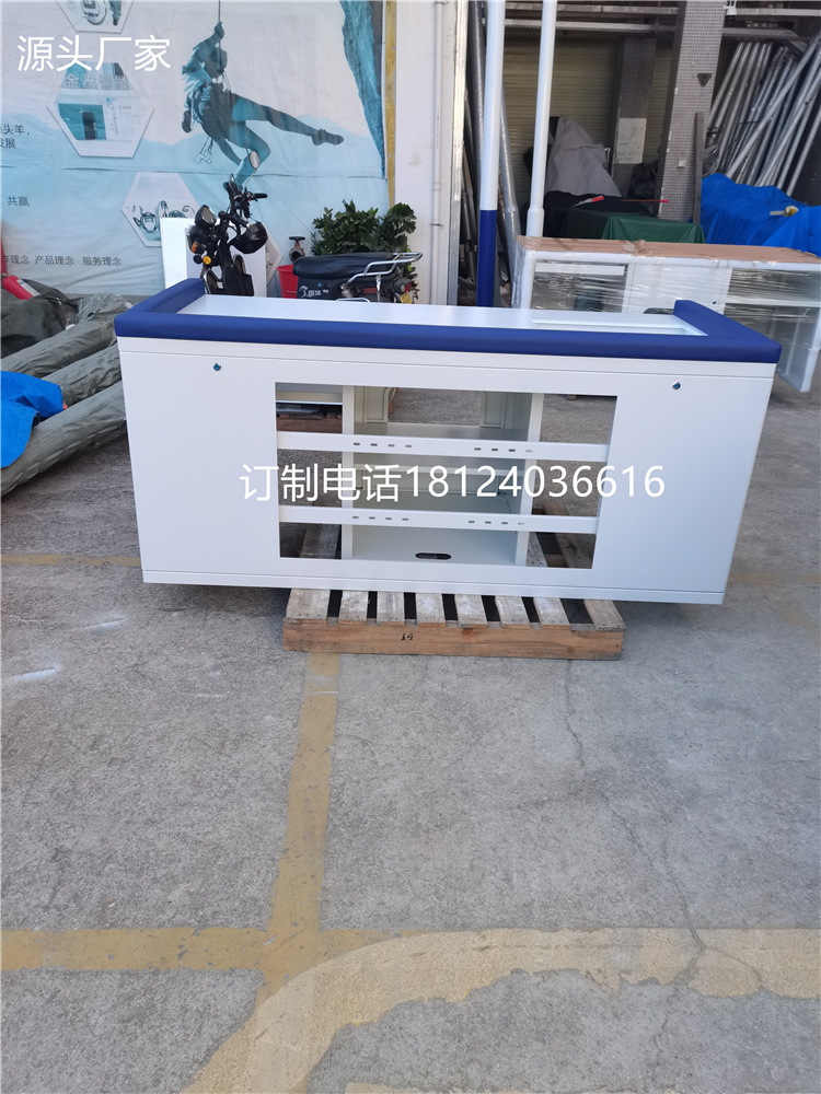 Duty desk interrogation desk triple operating platform 2-unit 4-unit console 19-inch standard equipment cabinet