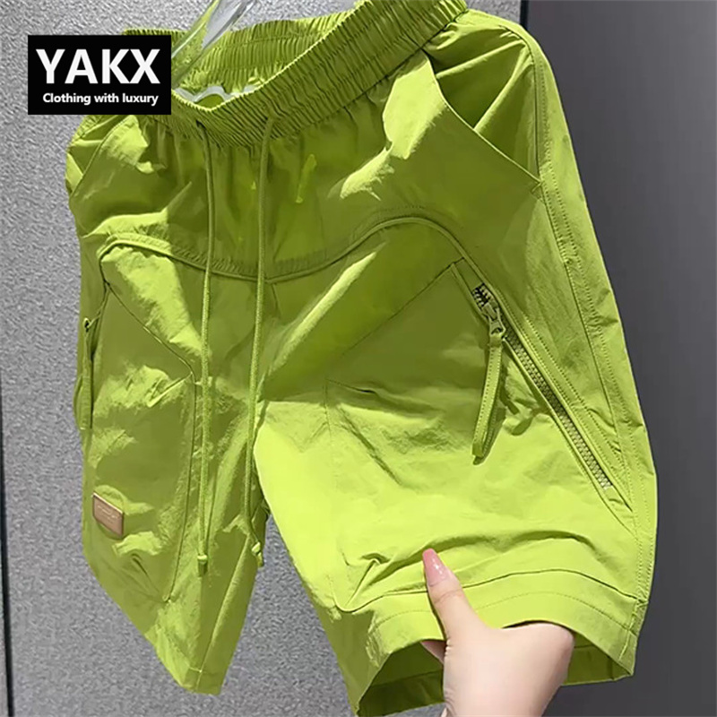 High-End Quick-Drying Workwear Sports Shorts for Men 2026 Summer New Style Loose Casual Beach Shorts for Men