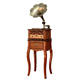 đầu đĩa than yamaha gt 2000 Lp phonograph máy ghi âm cũ vinyl ghi âm phụ kiện nghiên cứu âm thanh bằng gỗ - Máy hát 	đầu đĩa than liền amply