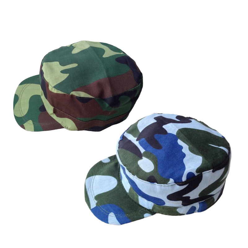 Military training hat hat student for training hat sunscreen neutral outdoor flat top hat sunman and man-Taobao