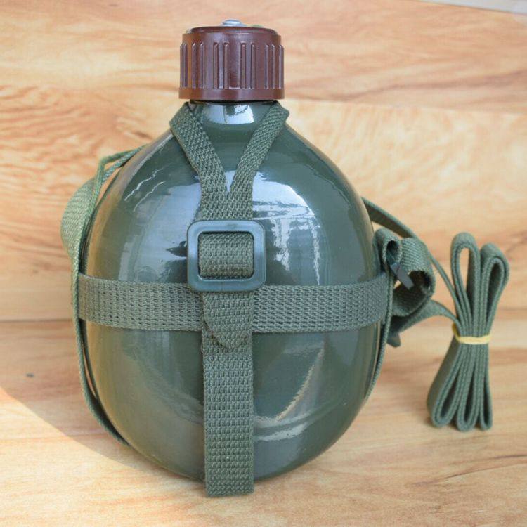 Vintage Kettle Aluminum Portable Kettle 1L Large Capacity Hiking