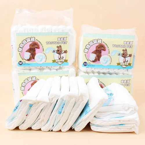 Пятницы для подгузников собаки Тедди биологические штаны одноразовая моча, сырость, противозачаточная санитарная салфетка, лунные меридианские брюки.