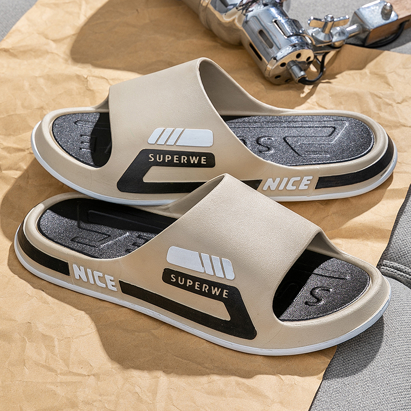 Men's Summer Slippers for Outdoor Wear 2025 New Trendy Indoor Home Bathing Anti-Odor Anti-Slip Large Size Sports Sandals Men's Summer Slippers for Outdoor Wear 2025 New Trendy Indoor Home Bathing Anti-Odor Anti-Slip Large Size Sports Sandals