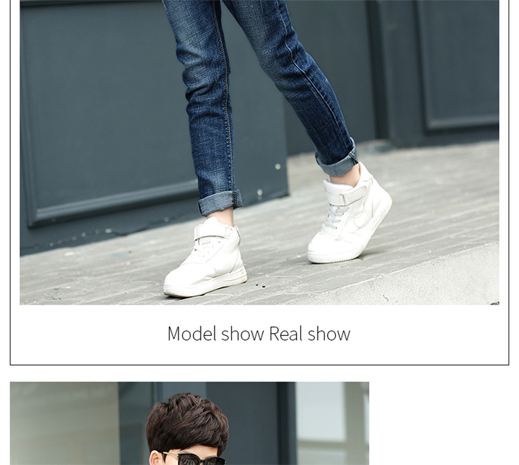 Quần jean bé trai 2018 Xuân-Thu Trẻ em 5-15 tuổi Quần denim có thể mặc Quần bé trai quần áo thể thao trẻ em