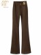 Jasmine high-definition bootcut jeans for women in autumn and winter 2025 new high-waist slim plus velvet thickened horseshoe flared trousers