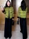 Jasmine Haute Couture Cotton Jacket Women's Winter New Chinese Style National Style Jacquard Fur Collar 2025 Thickened Warm Cotton Jacket