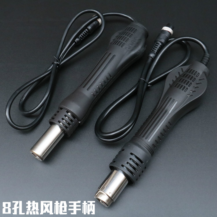 8586A Number of sensible wind gun disassembly welding bench handle two-in-one 8586 soldering iron soldering tool 8-hole spiral core